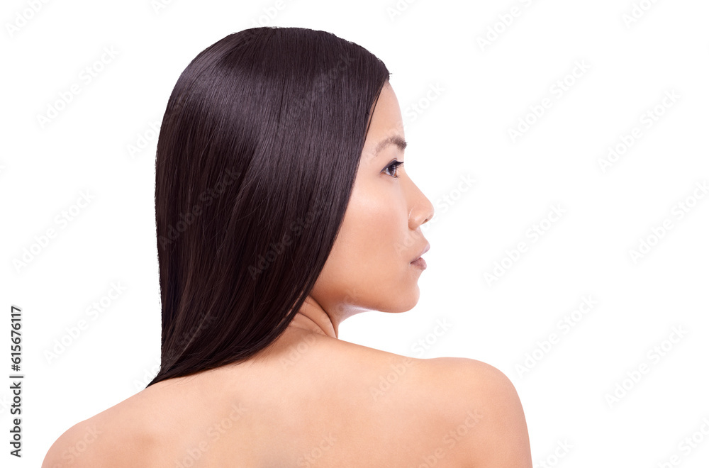 Healthy hair, asian woman and growth or salon and natural in png or isolated and transparent background in china. Haircare, keratin treatment and self care with shine for smooth results or grooming. Healthy hair, asian woman and growth or salon and natural in png or isolated and transparent background in china. Haircare, keratin treatment and self care with shine for smooth results or grooming.