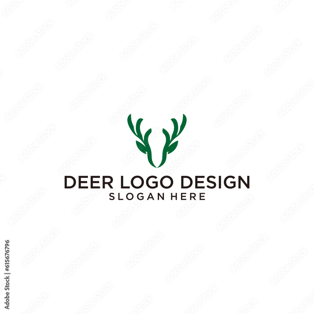 deer logo design deer logo design
