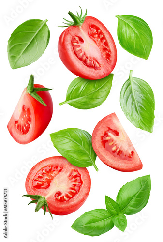 Fototapeta Naklejka Na Ścianę i Meble -  Tomato isolated on white background