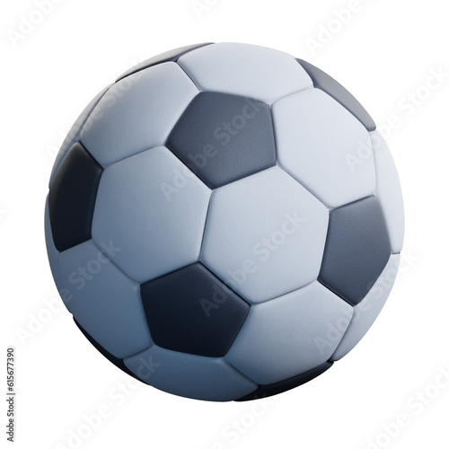 Classic soccer ball isolated on transparent background  png