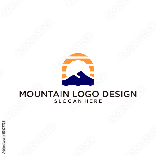 mountain logo design