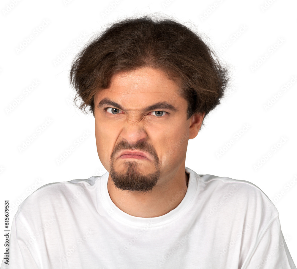 Portrait of a Furious Man Portrait of a Furious Man