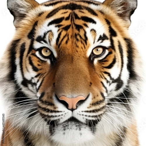Closeup of a Tiger s  Panthera tigris  face