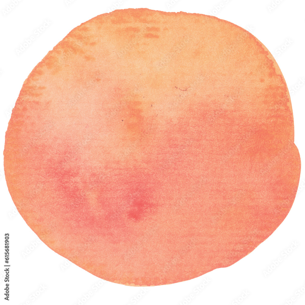 Fototapeta premium Watercolor circle texture. Watercolor circle elements for design.