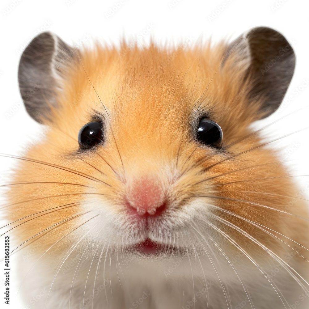Closeup of a Hamster's (Mesocricetus auratus) face Closeup of a Hamster's (Mesocricetus auratus) face