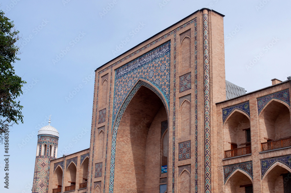 Madrasah Kukeldash in Tashkent, Uzbekistan. Details