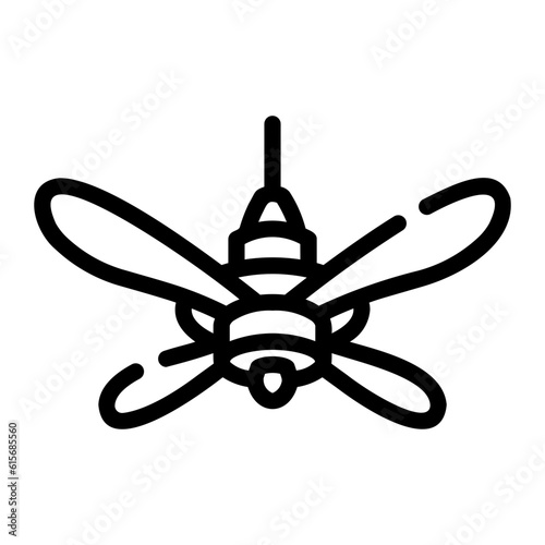 ceiling fan Line Icon