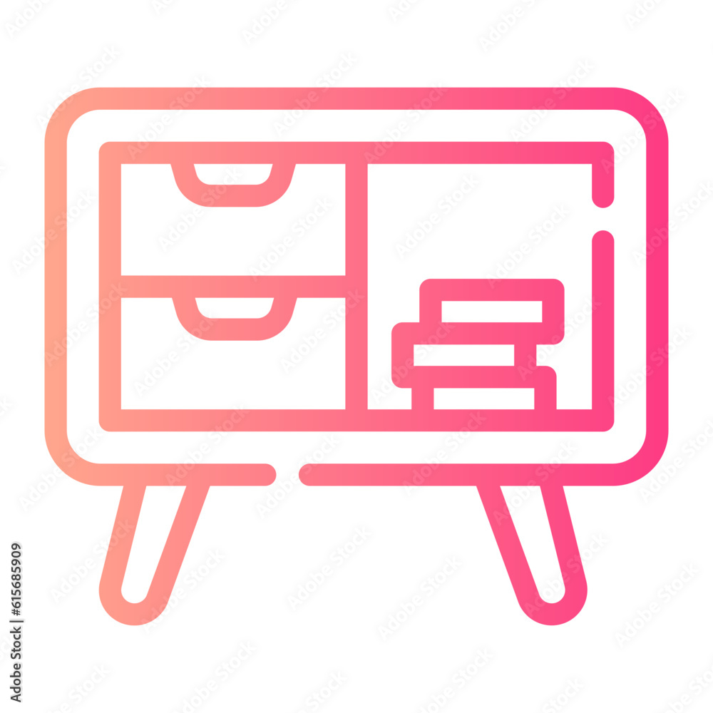 drawer Line Gradient Icon drawer Line Gradient Icon