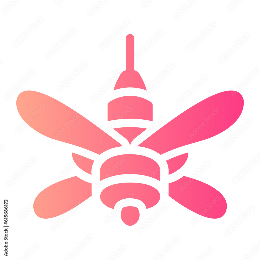 ceiling fan Line Icon