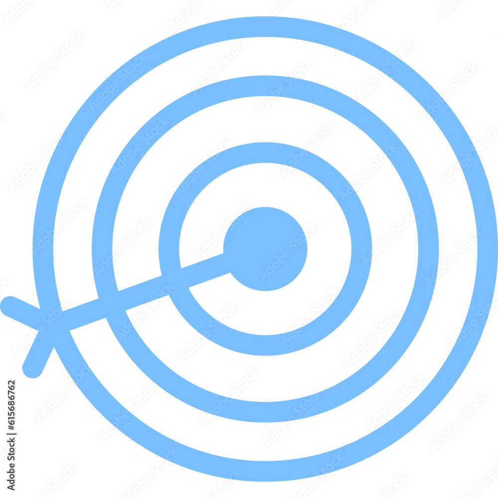 business target line icon business target line icon