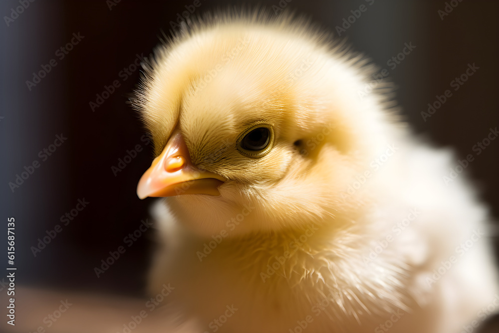 portrait of a baby chicken portrait of a baby chicken