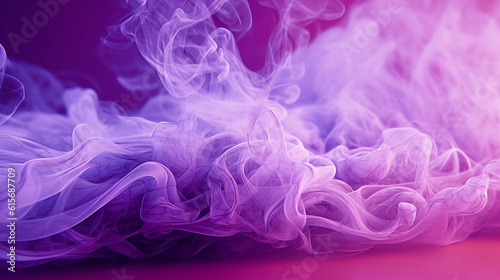 a single line of lavender smoke as it gracefully floats through space, Generative AI