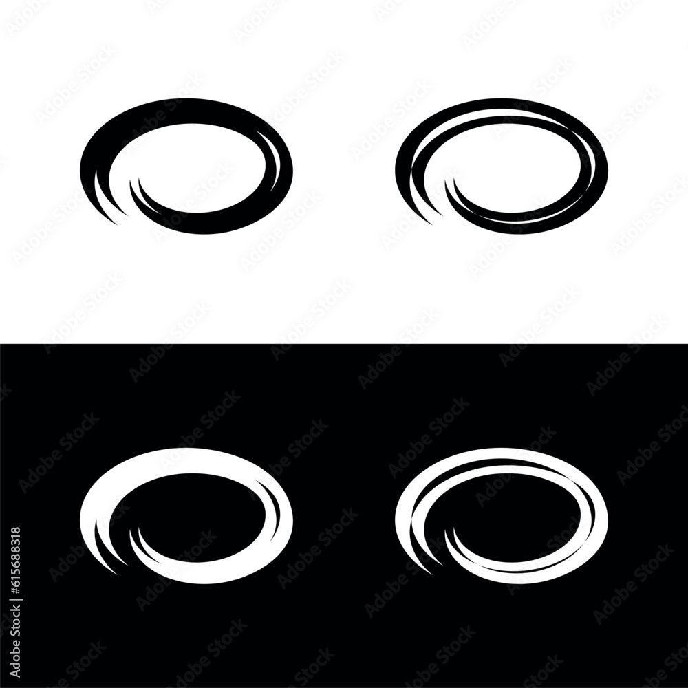 Circle vector logo template design . Circle icon silhouette Circle vector logo template design . Circle icon silhouette