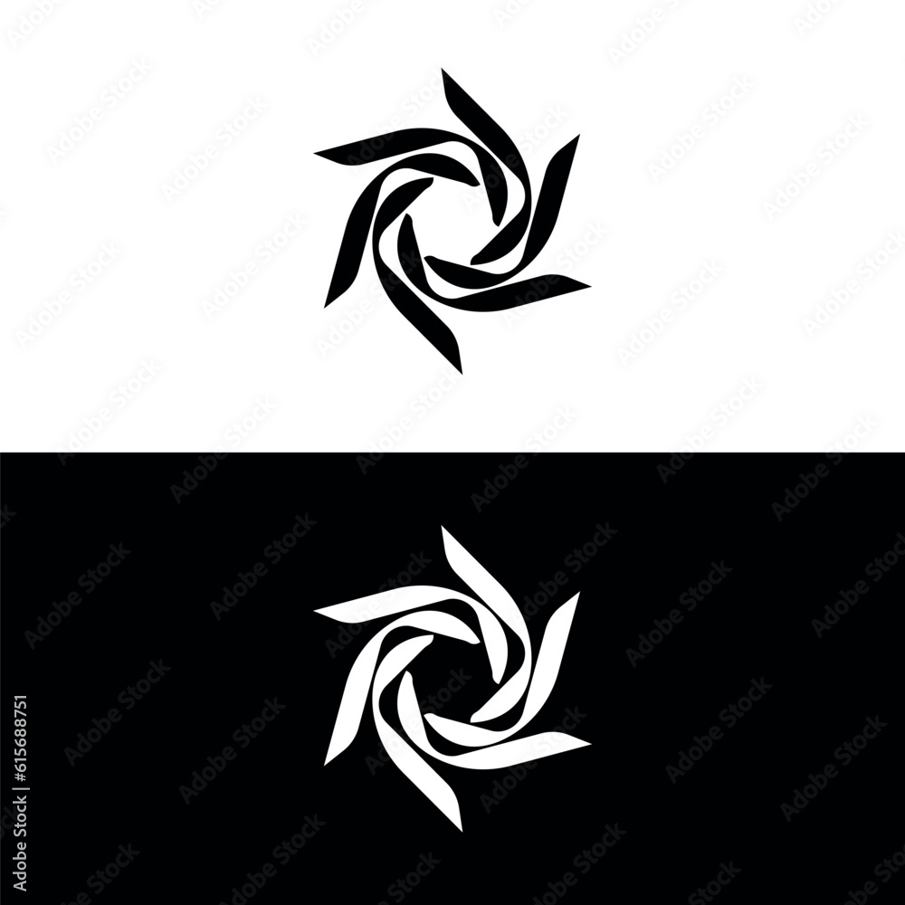 Circle vector logo template design . Circle icon silhouette Circle vector logo template design . Circle icon silhouette