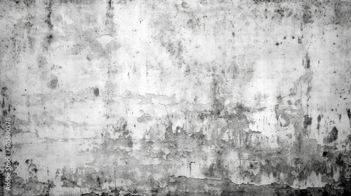 old wall with peeling paint and cracked plaster. Generative Ai. 