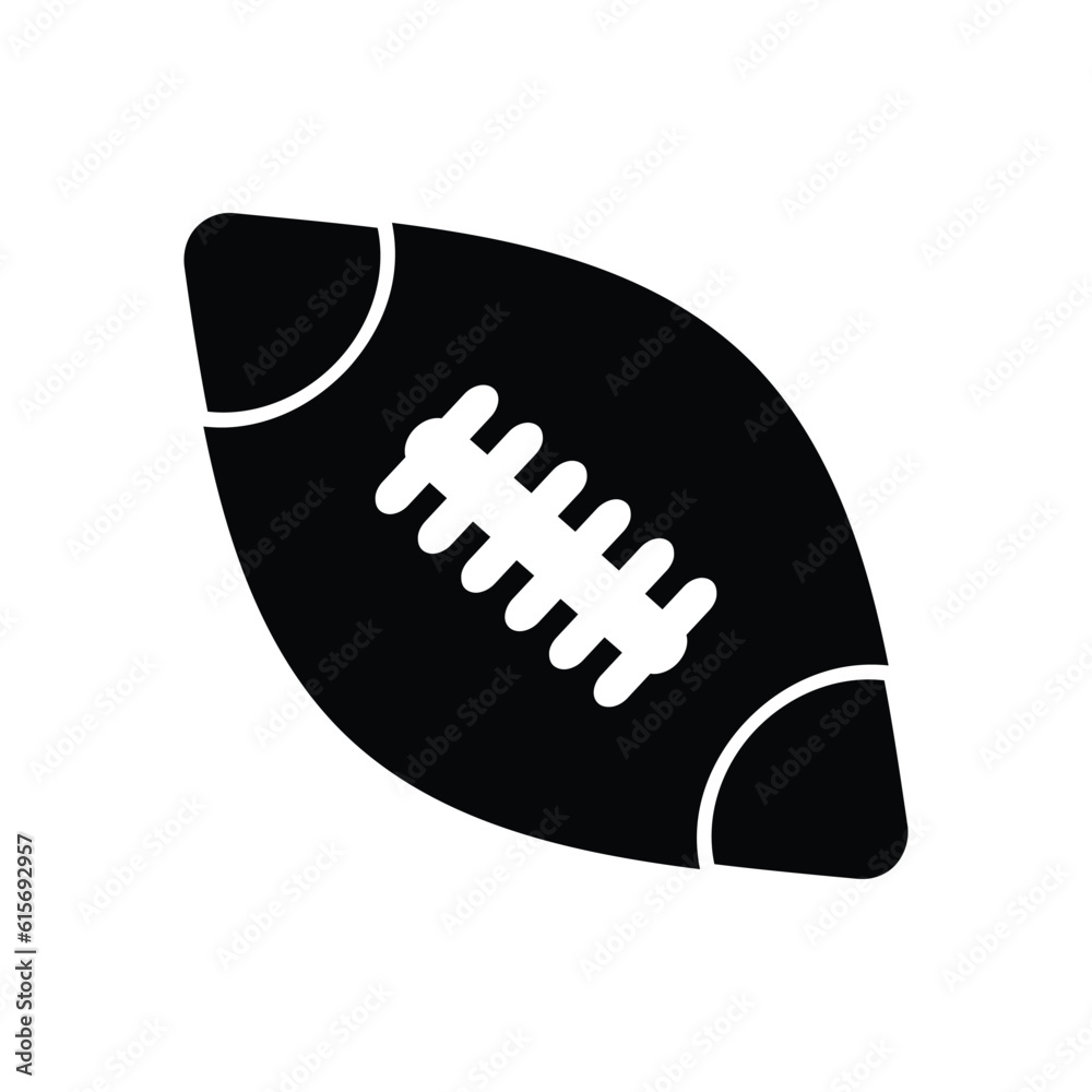 Rugby icon design template vector isolated Rugby icon design template vector isolated
