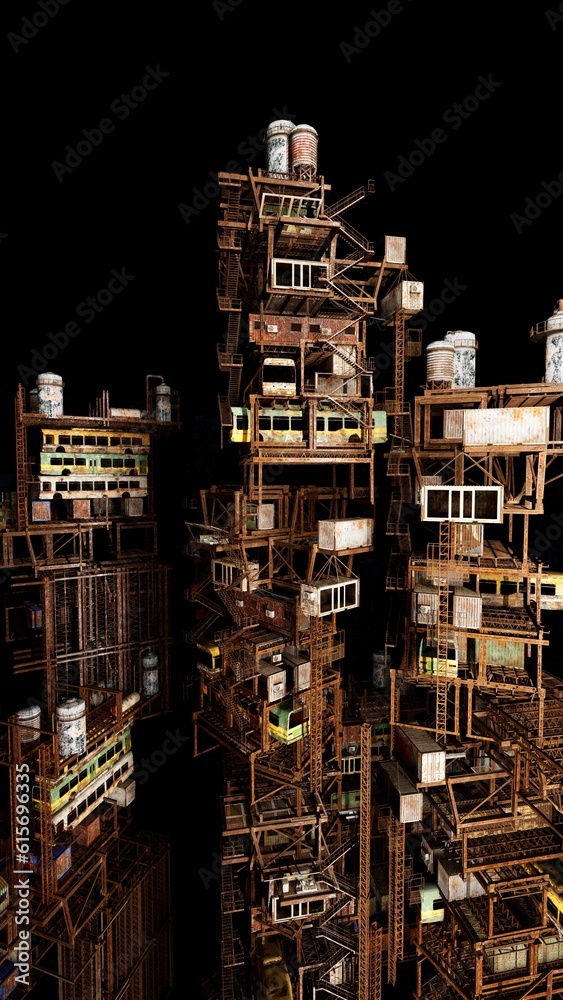 Obraz premium Post Apocalyptic City