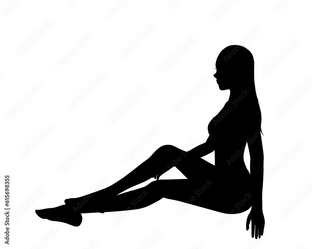 silhouette of a woman silhouette of a woman