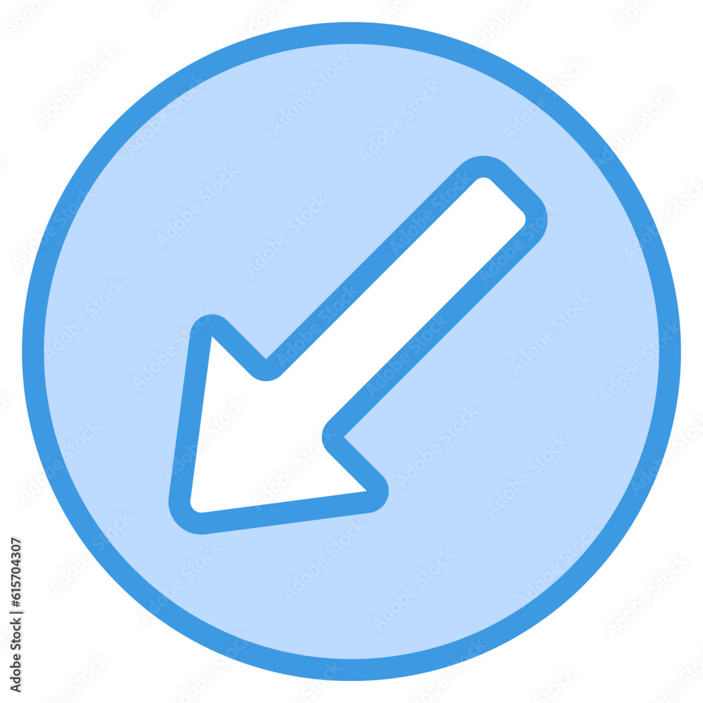 Keep left icon in blue line style, use for website mobile app presentation Keep left icon in blue line style, use for website mobile app presentation