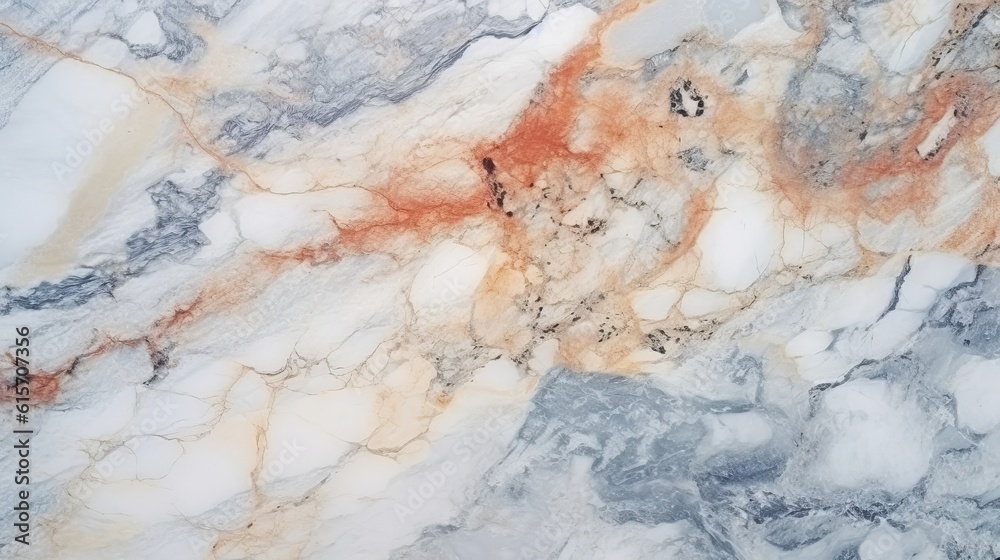 Naklejka premium Closeup surface abstract marble pattern at the marble stone floor texture background Generative AI