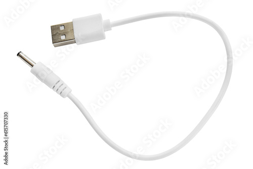 USB cable isolated photo