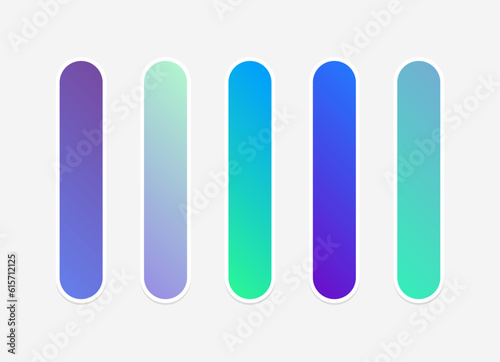 Vector colorful gradient background collection