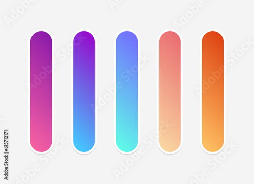 Vector colorful gradient background collection