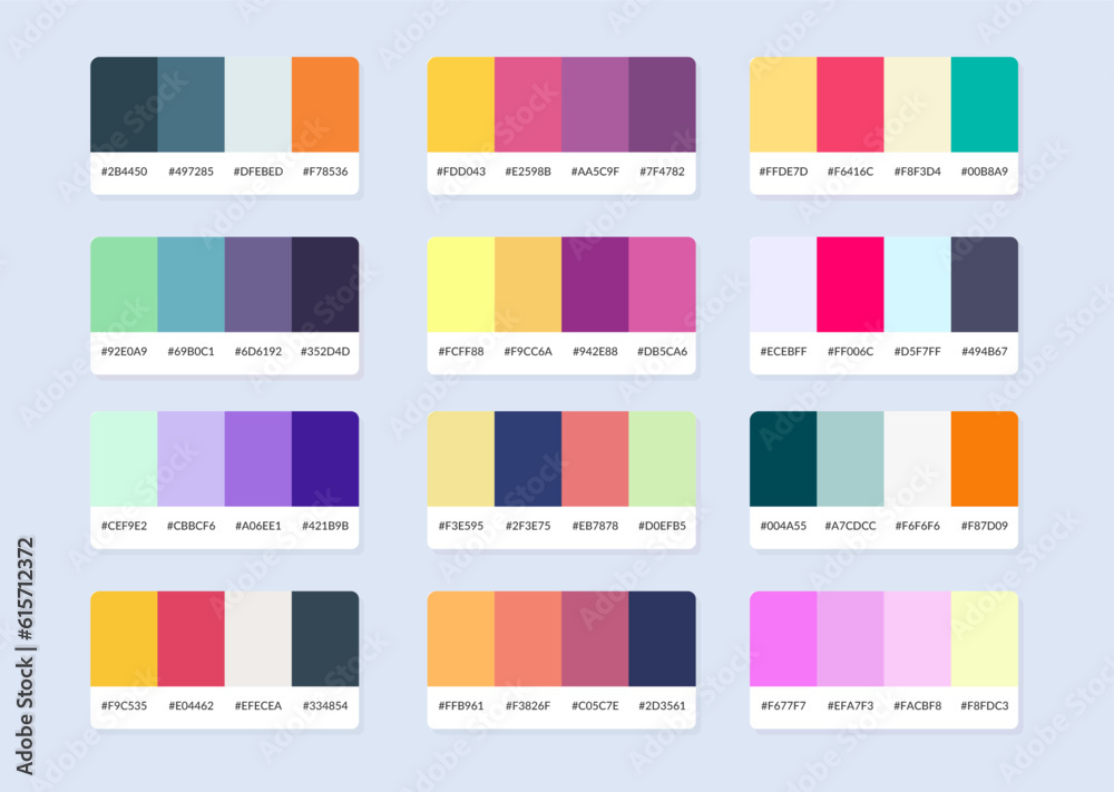 Pantone colour palette catalog samples in rgb hex. Color swatch. Pantone colour palette catalog samples in rgb hex. Color swatch.