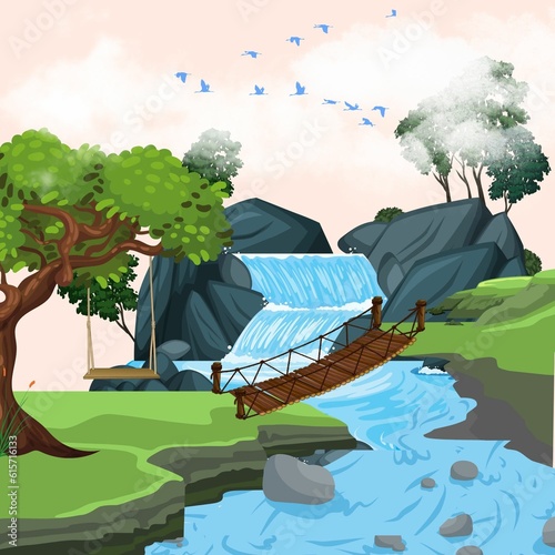 Digital art nature graphics