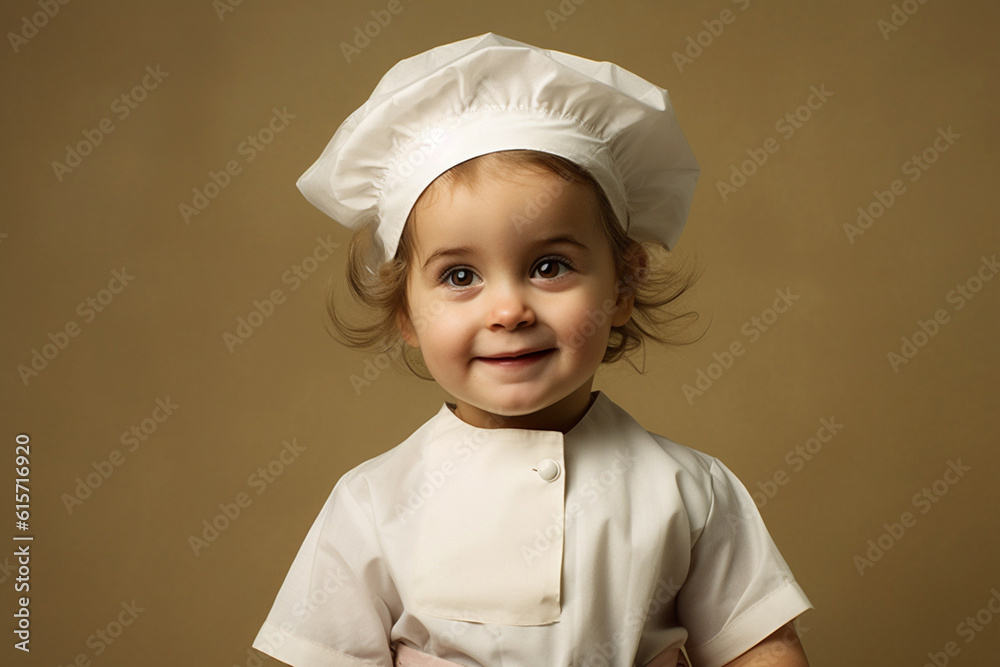 Happy girl in Nurse costume with Generative AI Happy girl in Nurse costume with Generative AI