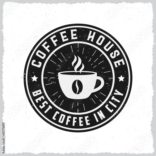 Coffee shop and badge collection vintage logo