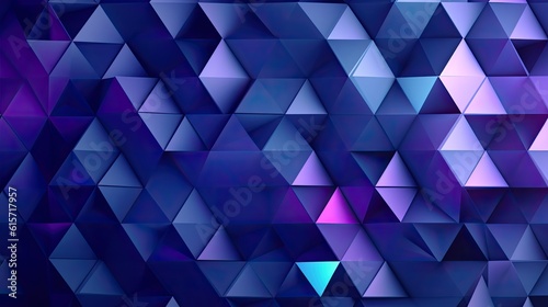 Abstract geometric background with triangle shape pattern made with Generative AI
