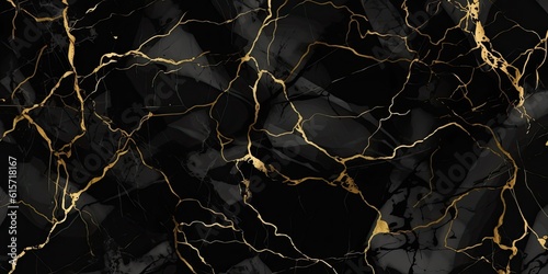 Dark color marble texture black marble background made with Generative AI