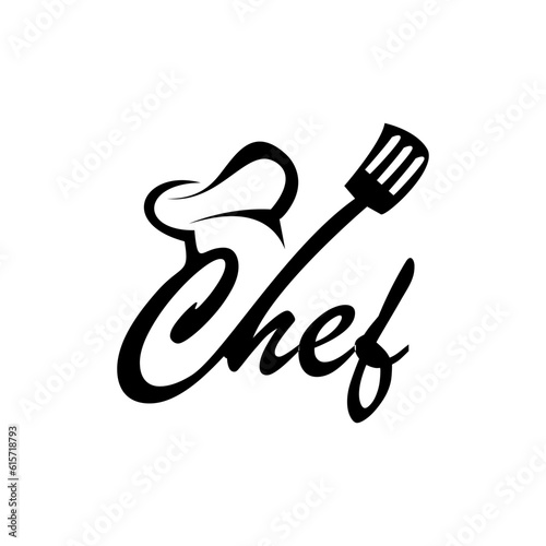 Kitchen Chef Design Logo template