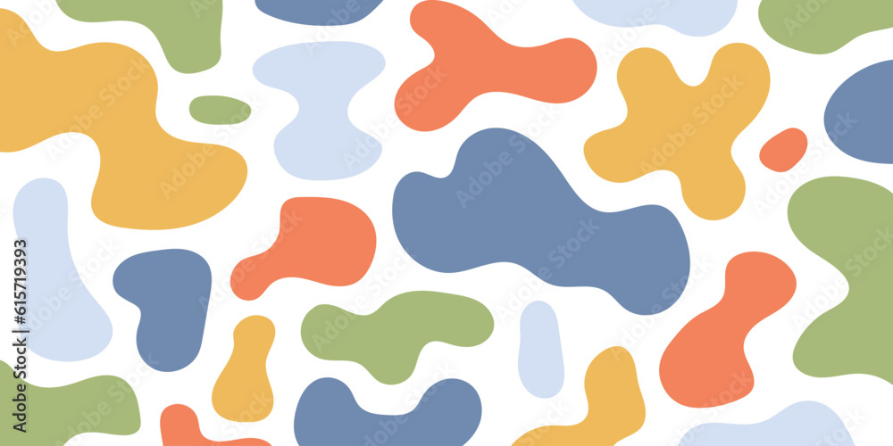 Fun colorful seamless pattern. Creative doodle abstract style art background for kids. Trendy texture design with contemporary basic shapes. Vector illustration Fun colorful seamless pattern. Creative doodle abstract style art background for kids. Trendy texture design with contemporary basic shapes. Vector illustration