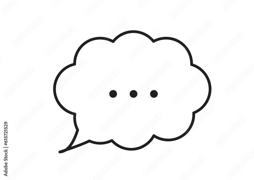 言葉に詰まる吹き出し 言葉に詰まる吹き出し