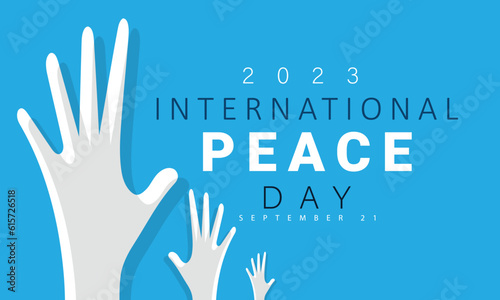 international day of peace. background, banner, card, poster, template. Vector illustration. © design.designer