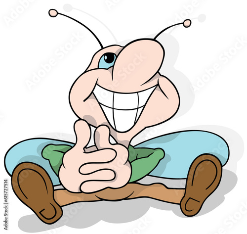 Beetle with a Big Smile Sit...