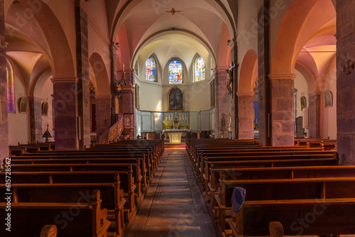 Saint-Nicolas church, Villersexel, Haute-Saone, France photo