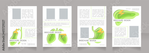 MRI regular scanning importance blank brochure layout design. Vertical poster template set with empty copy space for text. Premade corporate reports collection. Editable flyer paper pages