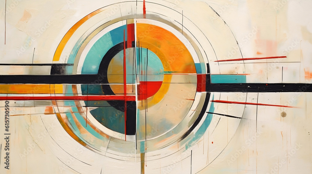 A painting in the style of modernist abstract expressionism A painting in the style of modernist abstract expressionism