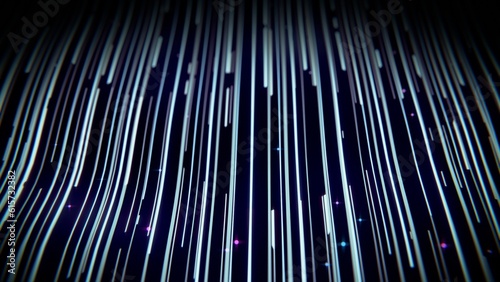 Conceptions technology bg. Abstract Wave Of Light Strings Flowing Background. colorful wallpaper technology background with waving powerful light stroke patterns and depth of field