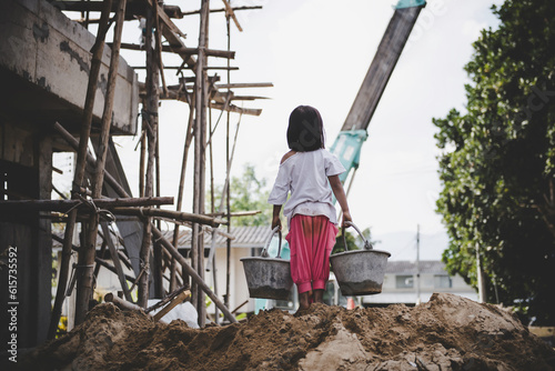 Stop abusing boy violence. child bondage , violence, terrified , A fearful child , Human Rights Day concept.