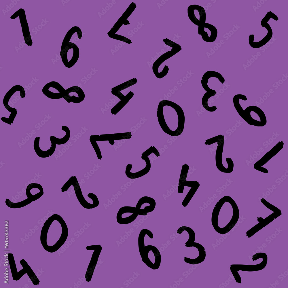 template with the image of keyboard symbols. a set of numbers. Surface template. violet purple background. Square image. template with the image of keyboard symbols. a set of numbers. Surface template. violet purple background. Square image.
