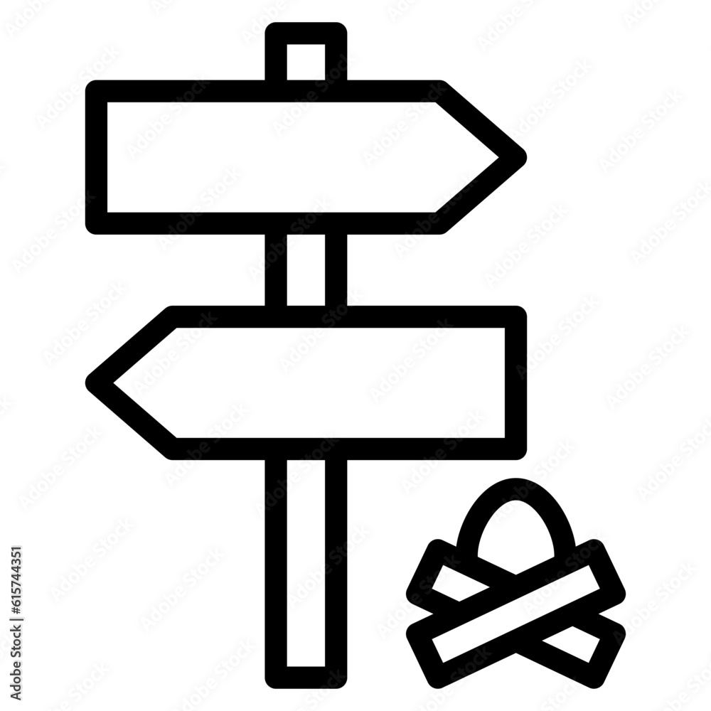 road sign line road sign line