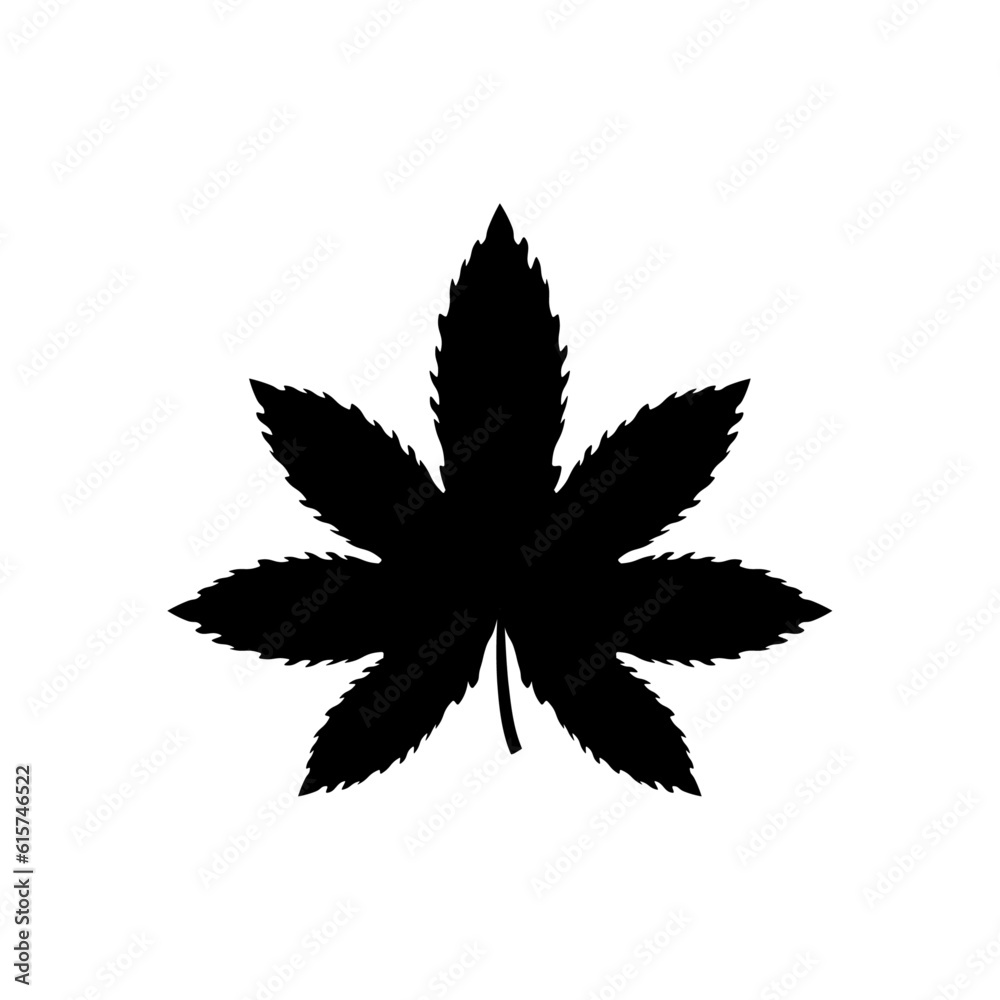 Black tree leaf vector illustration isolated on transparent background Black tree leaf vector illustration isolated on transparent background