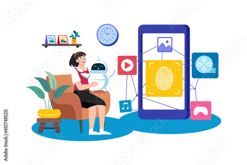 AI enhances image and video recognition.