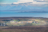 Beautiful panorama view from Quiraing, Scotland, Isle of Skye