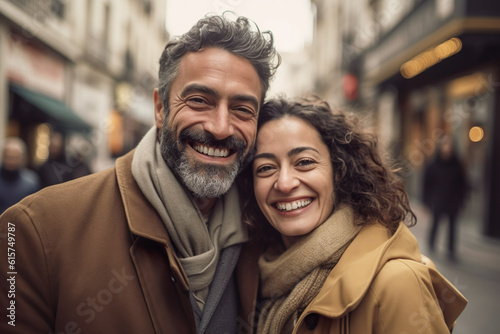 AI generated image of mature couple in Madrid © Kalim