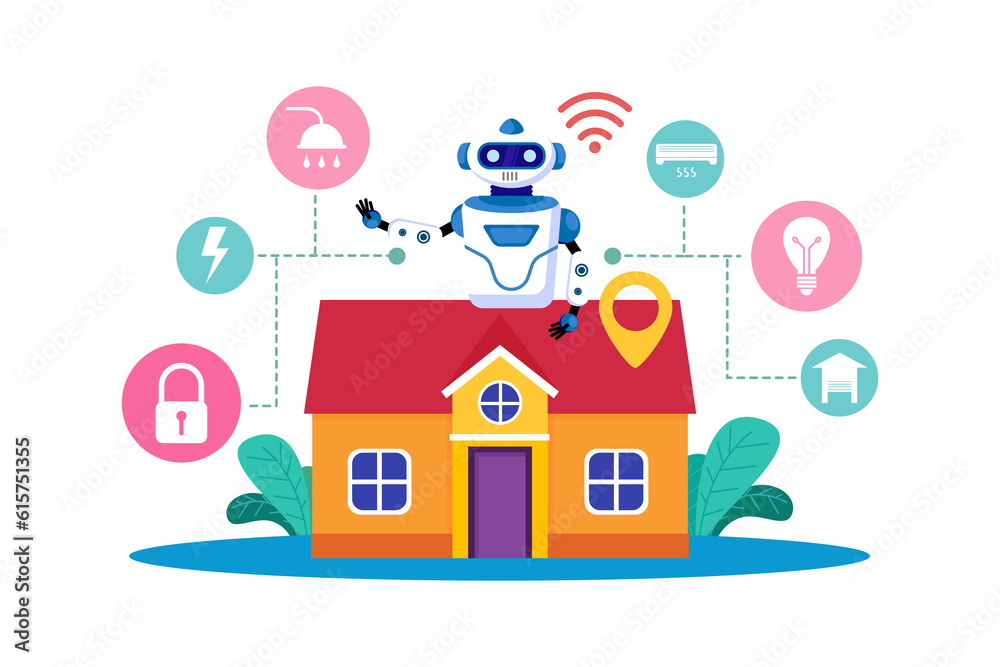 Smart home devices employ AI for automation.